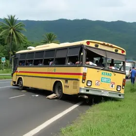 acidente com carreta