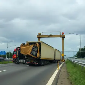 carreta na via Anchieta