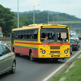 ônibus quebrado