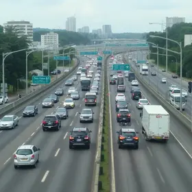 lentidão no tráfego Anchieta