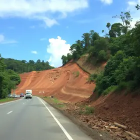 deslizamento de barreira