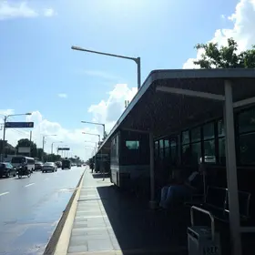 pontos de ônibus na Anchieta