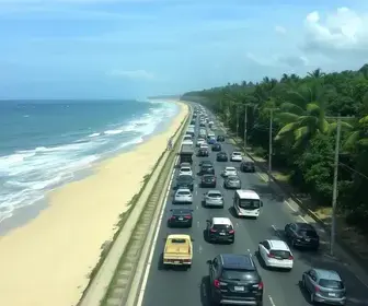 trânsito intenso no Sistema Anchieta-Imigrantes